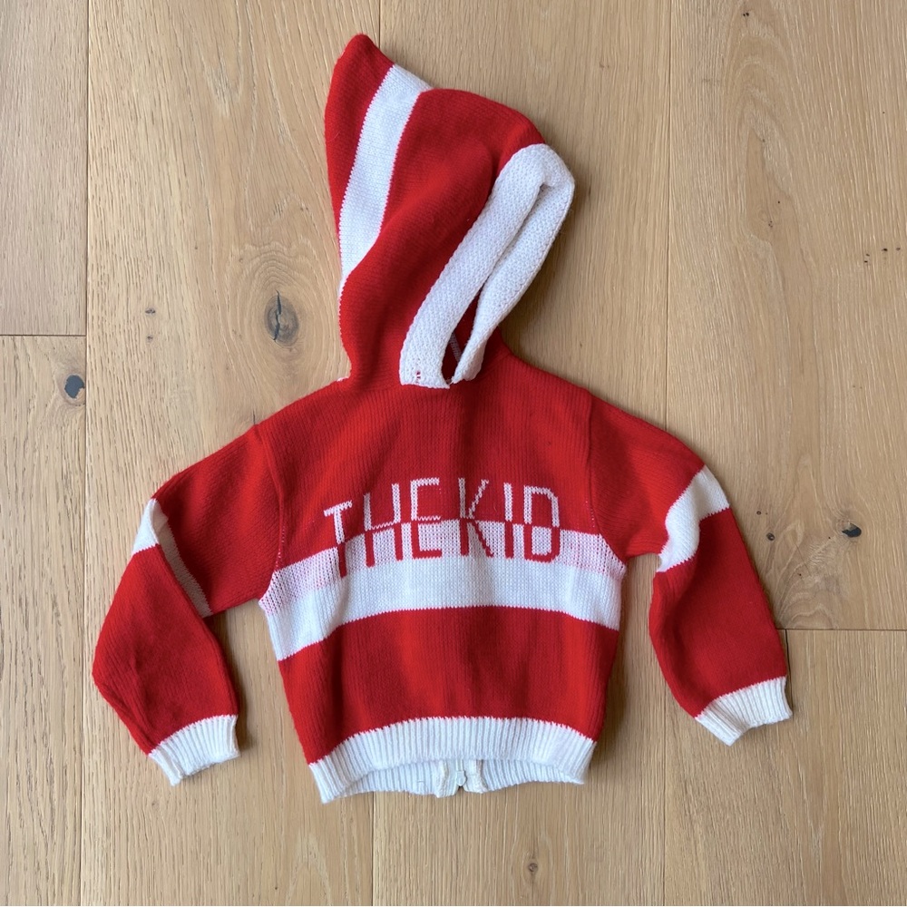 “The Kid” Vintage Sweater with Hood